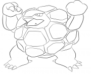 Printable 076 golem pokemon coloring pages