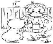 Printable whit cat disney halloween coloring pages