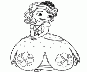 Printable princess sofia the first coloring pages