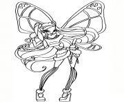 Printable stella 2 winx club coloring pages