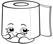 Printable Sweat Leafy Roll of Toilet Paper shopkins season 2 coloring pages