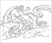 Printable the octopus pirates of the caribbean coloring pages