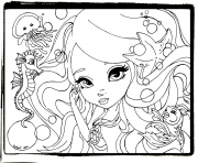Printable happy lisa frank cute coloring pages