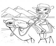 Printable cow girl a4 coloring pages