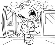 Printable kindegarten lisa frank is going out coloring pages