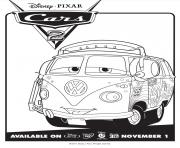 Printable disney cars 2 fillmore coloring pages