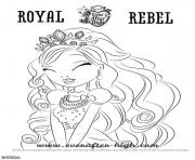 Printable Ever After High Royal Revel Cute coloring pages