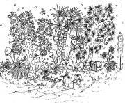 Printable adult garden coloring pages