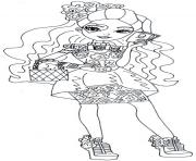 Printable Spring Unsprung lizzie hearts ever after high coloring pages