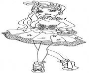 Printable Duchess Swan Ever After High coloring pages