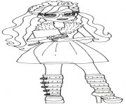 Printable Rosabella Beauty Ever After High coloring pages