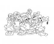 Printable disney christmas 12 coloring pages