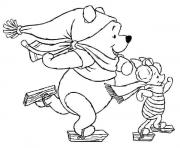 Printable winnie the pooh disney christmas 1 coloring pages