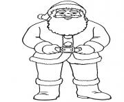 Printable christmas santa claus full body 84 coloring pages