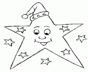 Printable Christmas Stars coloring pages