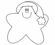 Printable Christmas Star Coloring Sheets coloring pages
