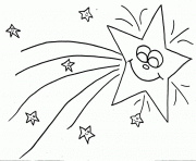 Printable Shooting Star coloring pages