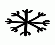 Printable snowflake silhouette 179 coloring pages