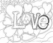 Printable Cute Love for Adults coloring pages