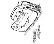 Printable Cars The Lightning McQueen a4 disney coloring pages