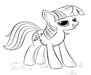 Printable princess alicorn my little pony coloring pages