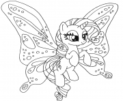 Printable rarity pony my little pony coloring pages