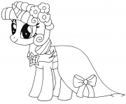 Printable princess twilight sparkle my little pony coloring pages