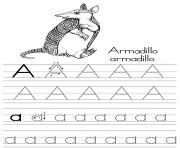Printable alphabet coloring tracers a traditional coloring pages