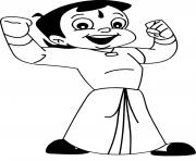 Printable Super Chhota Bheem coloring pages
