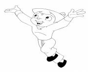 Printable happy chhota bheem coloring pages