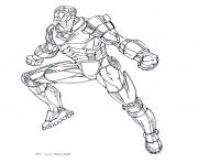 Printable iron man 8 superheros coloring pages