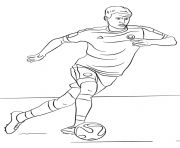 Printable thomas muller soccer coloring pages
