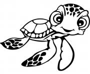 Printable Squirt Finding Nemo Disney coloring pages