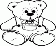 Printable Cute Teddy Bear coloring pages