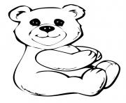 Printable build a bear cute coloring pages
