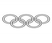 Printable olympic games clipart black and white coloring pages