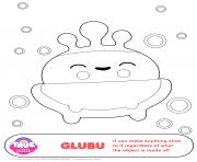 Printable GluBu 1 true and the rainbow kingdom coloring pages