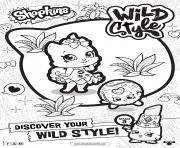 Printable shopkins season 9 wild style 3 coloring pages