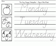 Printable writing worksheets for kids activity coloring pages