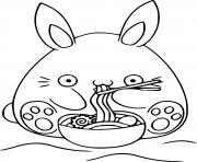 Printable easter bunny kawaii coloring pages