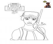 Printable Fortnite Character 7 coloring pages