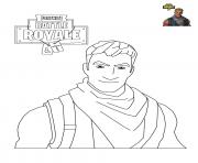 Printable Fortnite Character 3 coloring pages