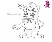 Printable Bonnie from FNAF coloring pages