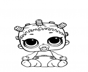 Printable Lil Roller Sk8ter Coloring Page LOL Doll coloring pages