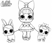 Printable LOL Doll Fancy Baby coloring pages