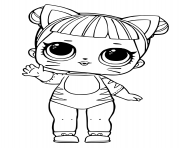 Printable LOL Doll Tiger Cat Cute coloring pages