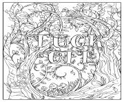 Printable fuck off im coloring swear word coloring pages