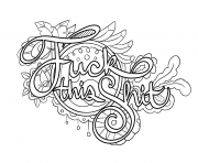 Printable fuck this shit swear word coloring pages