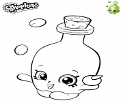 Printable Easy Coloring Olive Oil Shopkins coloring pages