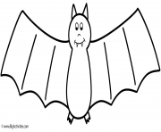 Printable bertmilne bat halloween coloring pages